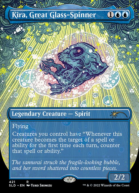 Kira, Great Glass-Spinner Secret Lair Drop - Yoko Shimizu Art